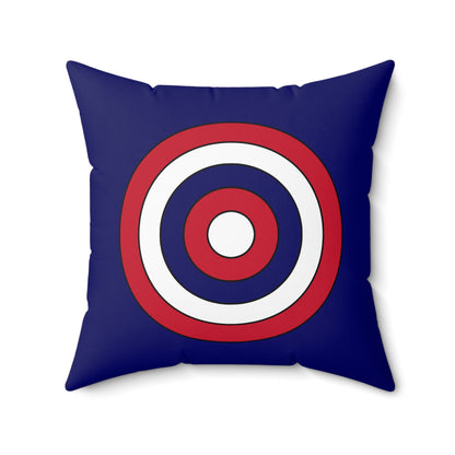South Georgia And The South Sandwich Islands Retro Target Cushion Pillow