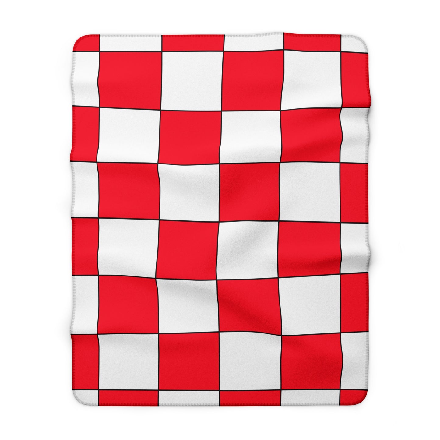Monaco Retro Check Blanket Throw
