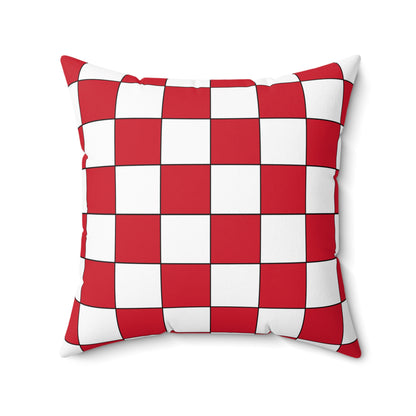 Jersey Retro Check Cushion Pillow
