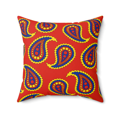 Romania Retro Paisley Cushion Pillow