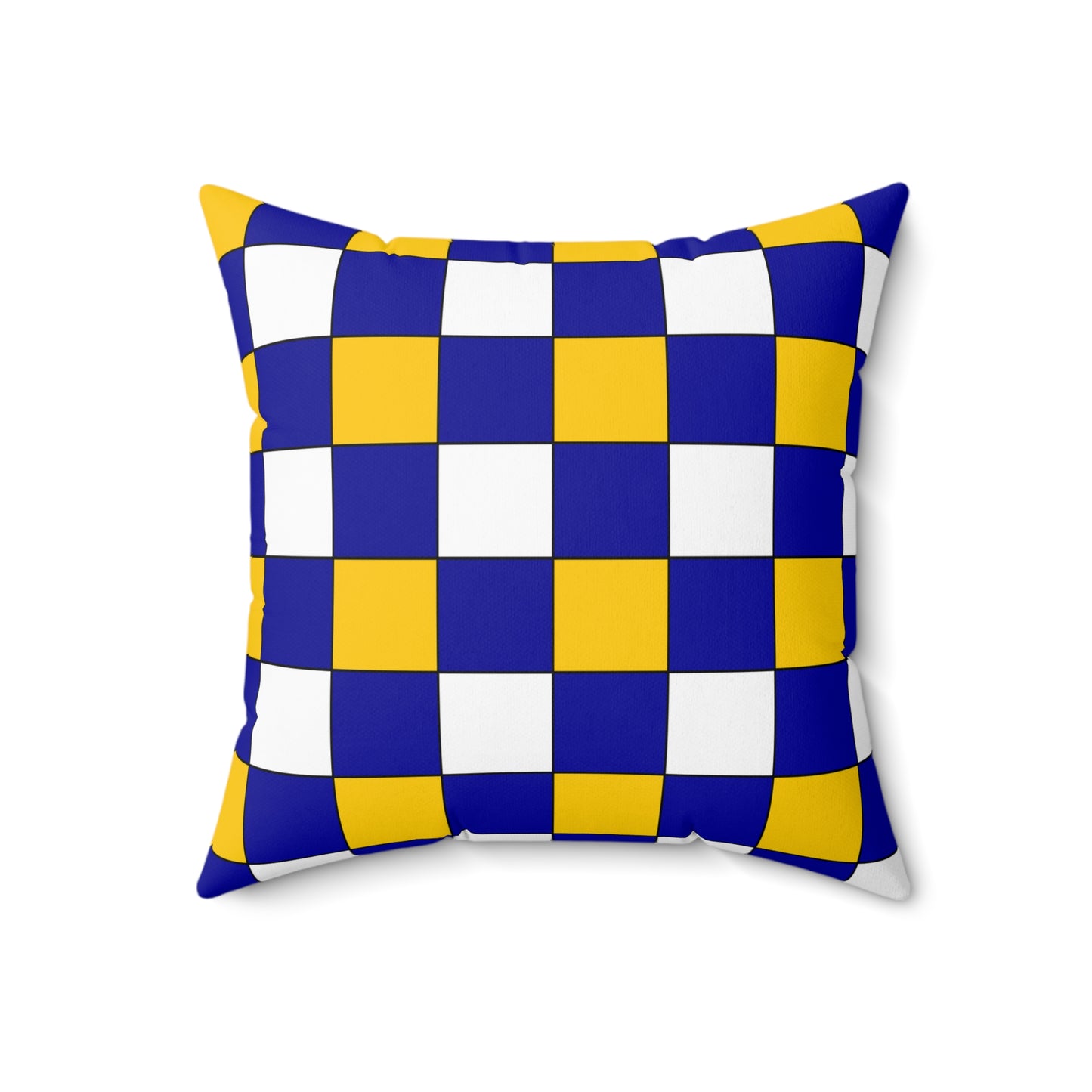 Bosnia And Herzegovina Retro Check Cushion Pillow