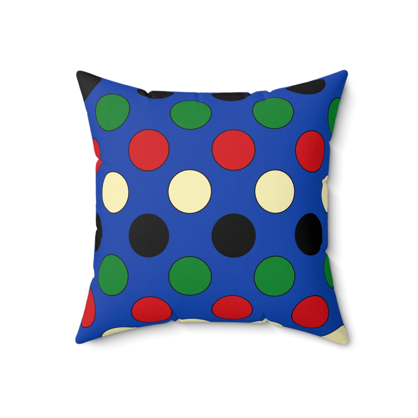 South Sudan Retro Polka Dots Cushion Pillow
