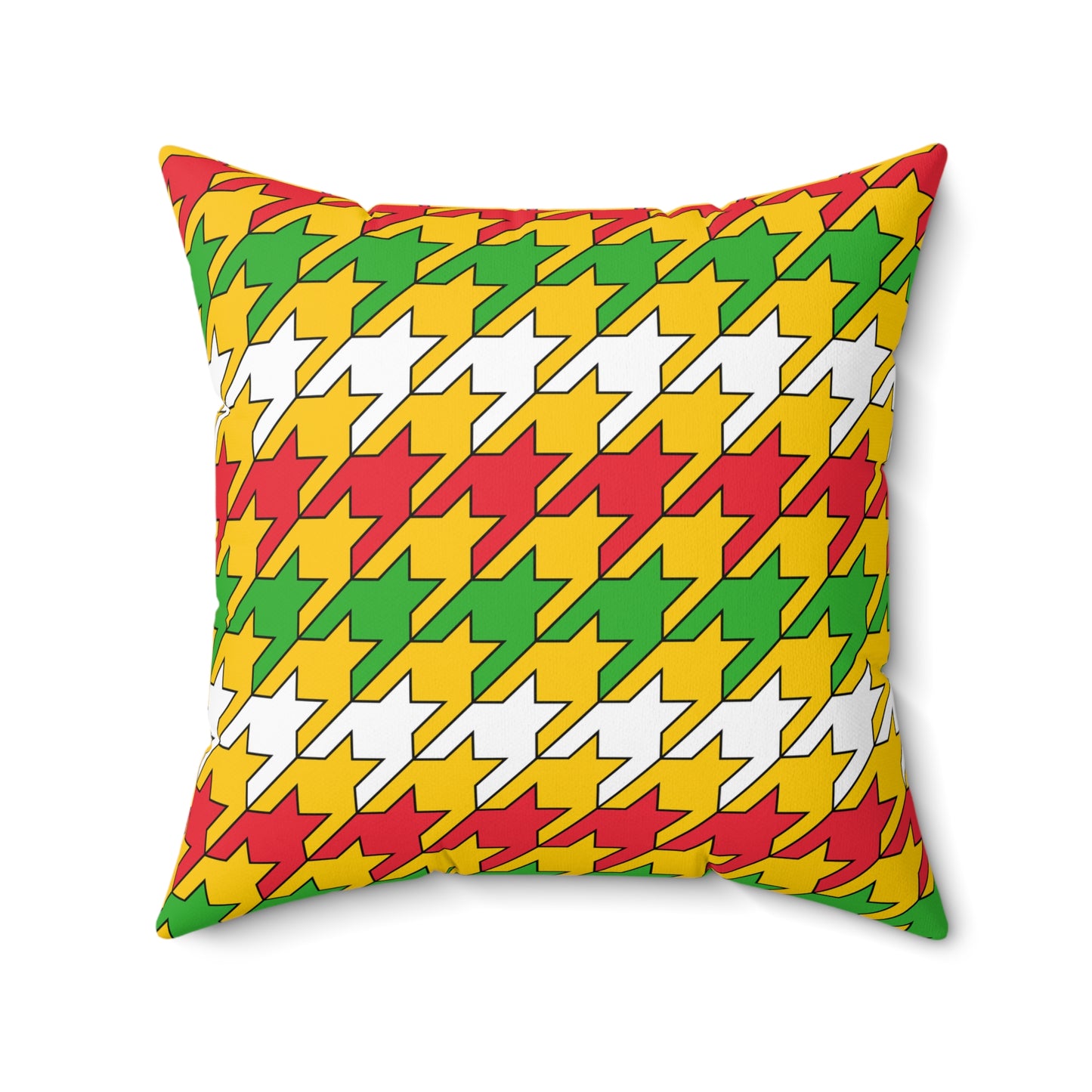 Myanmar Retro Houndstooth Cushion Pillow