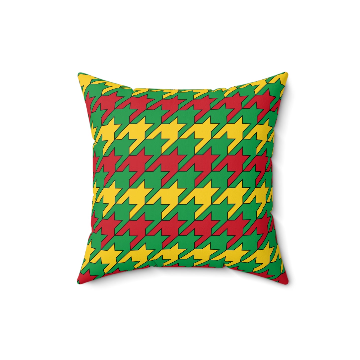 Guinea Bissau Retro Houndstooth Cushion Pillow