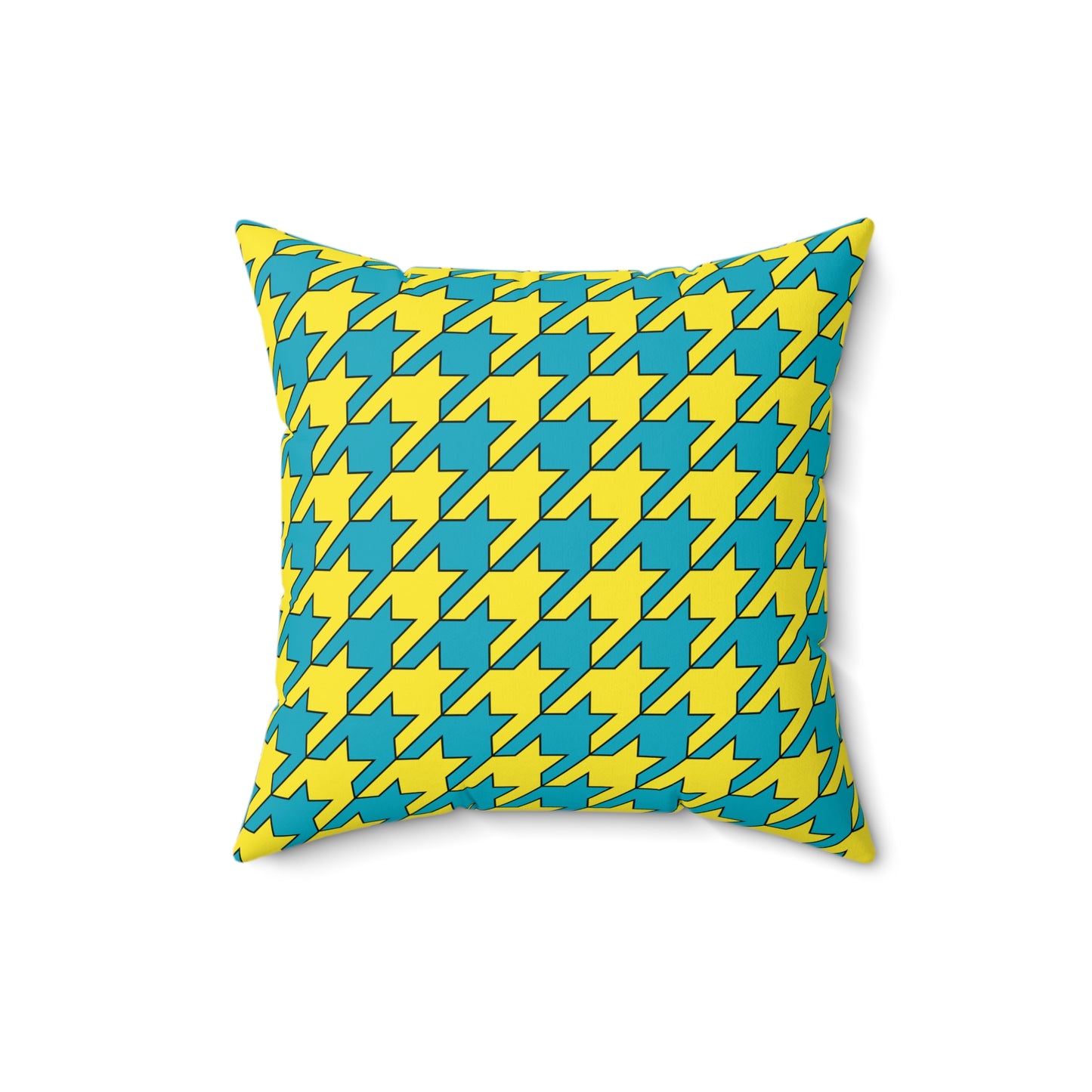 Kazakhstan Retro Houndstooth Cushion Pillow