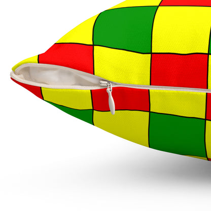 Mali Retro Check Cushion Pillow