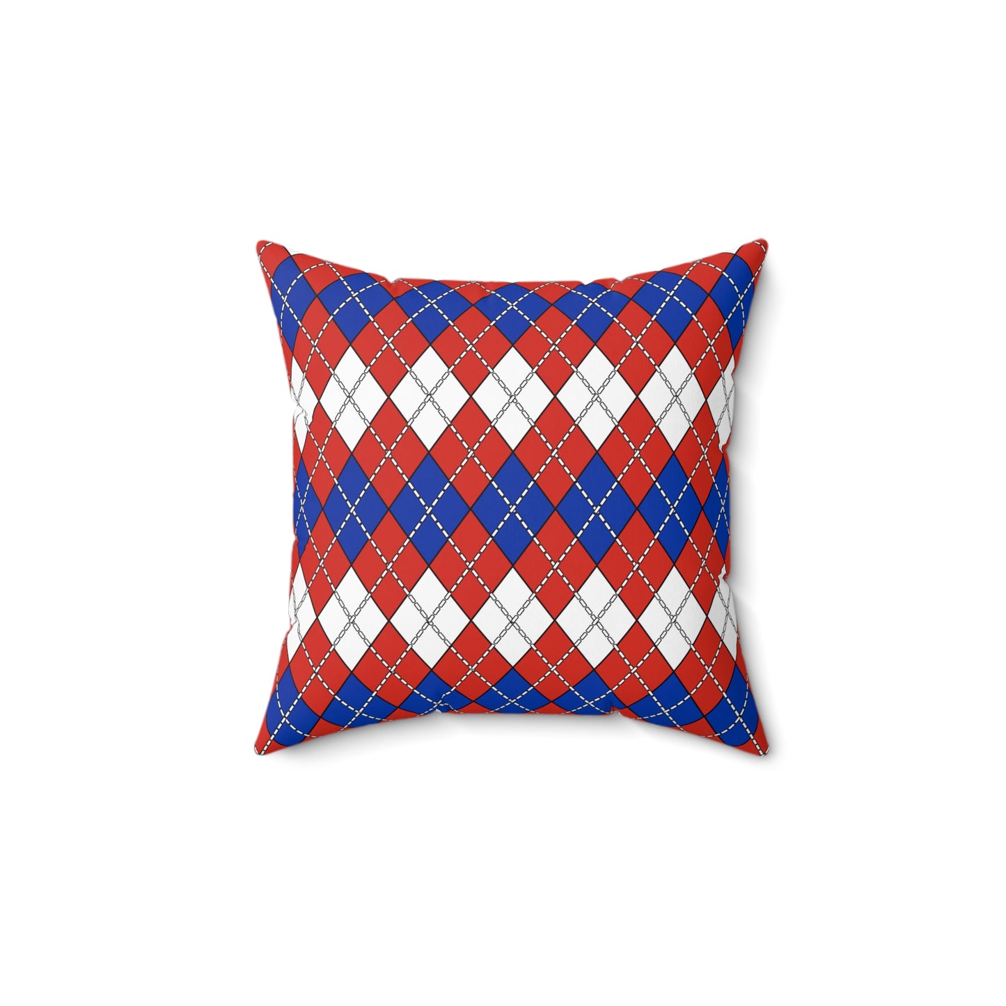 Paraguay Retro Argyle Cushion Pillow
