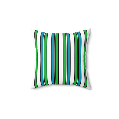 Uzbekistan Retro Stripes Cushion Pillow