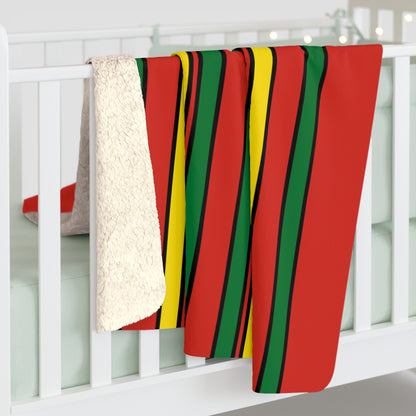 Bolivia Retro Stripes Blanket Throw