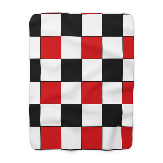Gibraltar Retro Check Blanket Throw