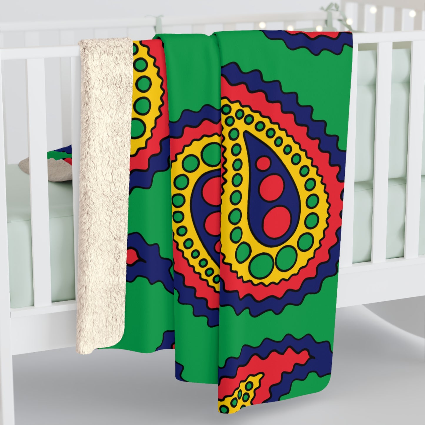 Mauritius Retro Paisley Blanket Throw