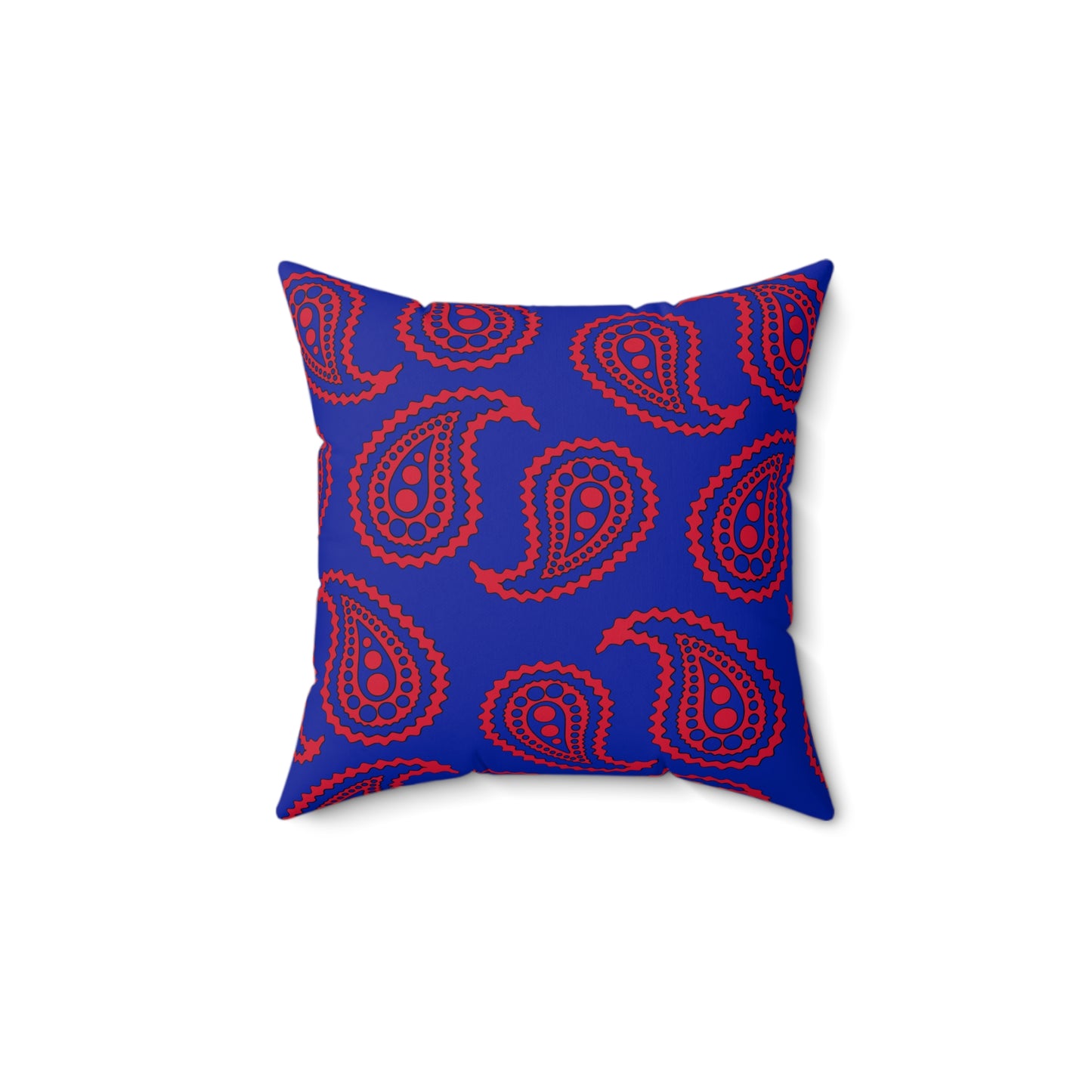 Haiti Retro Paisley Cushion Pillow