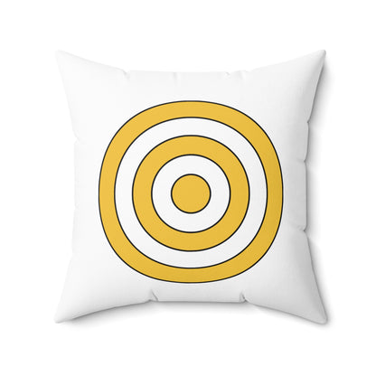United States Virgin Islands Retro Target Cushion Pillow