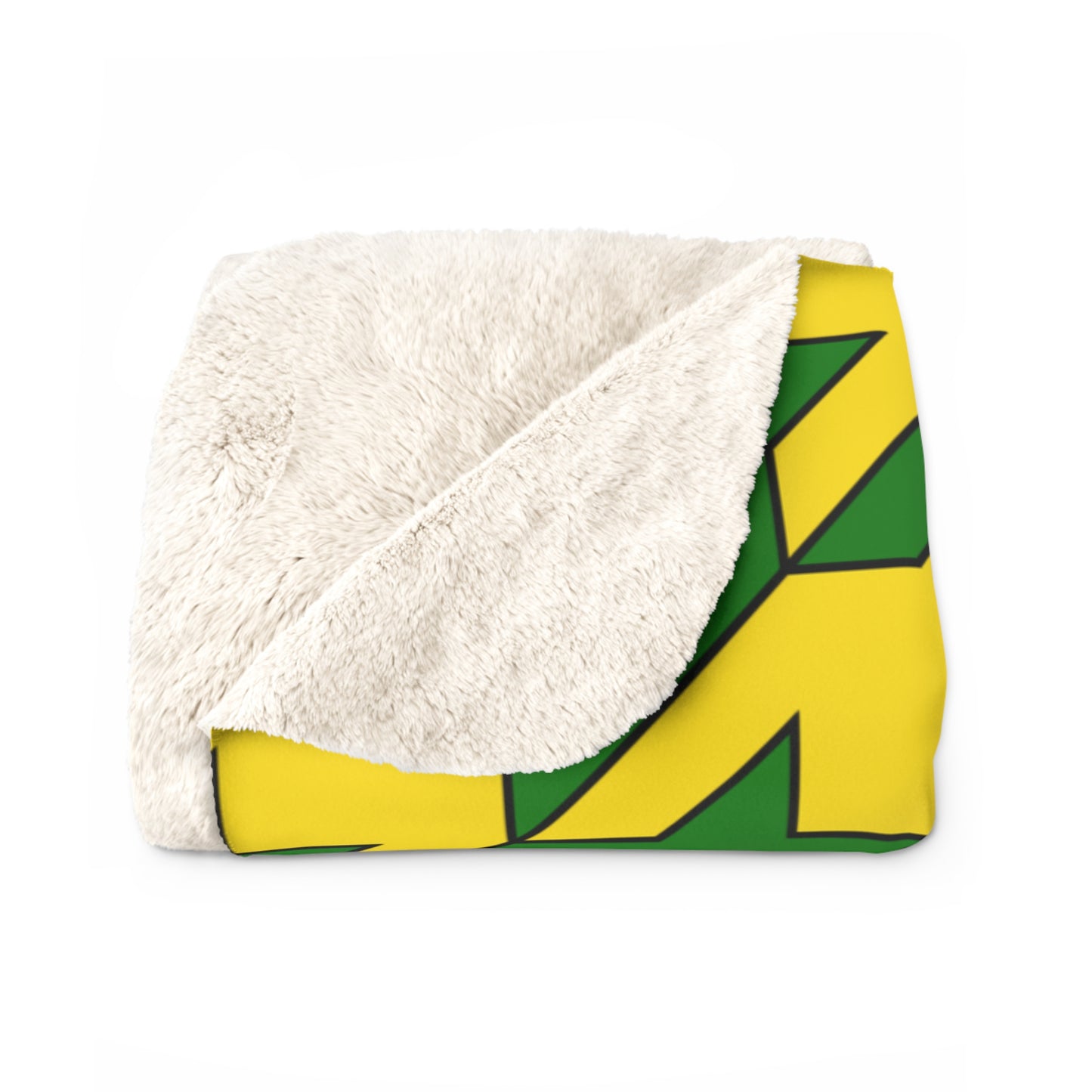 Cocos Islands Retro Houndstooth Blanket Throw