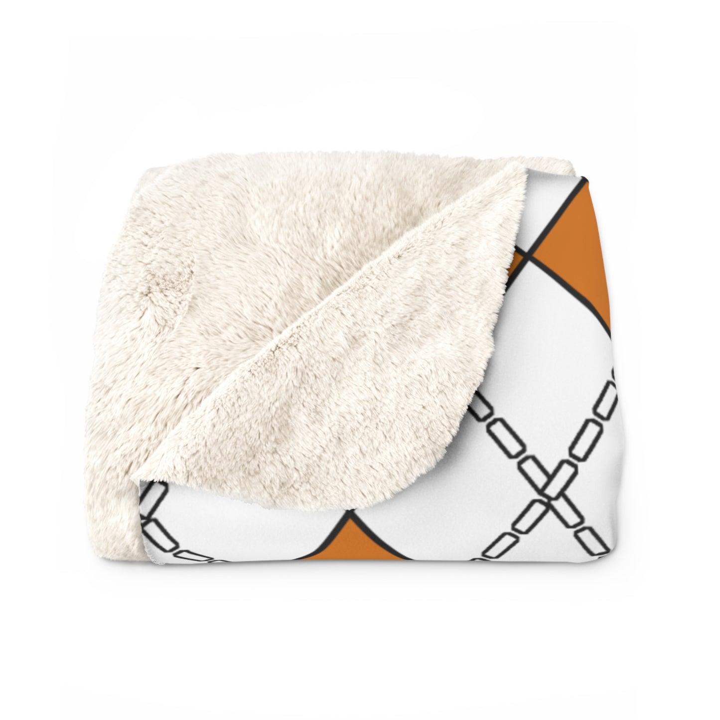 Cyprus Retro Argyle Blanket Throw