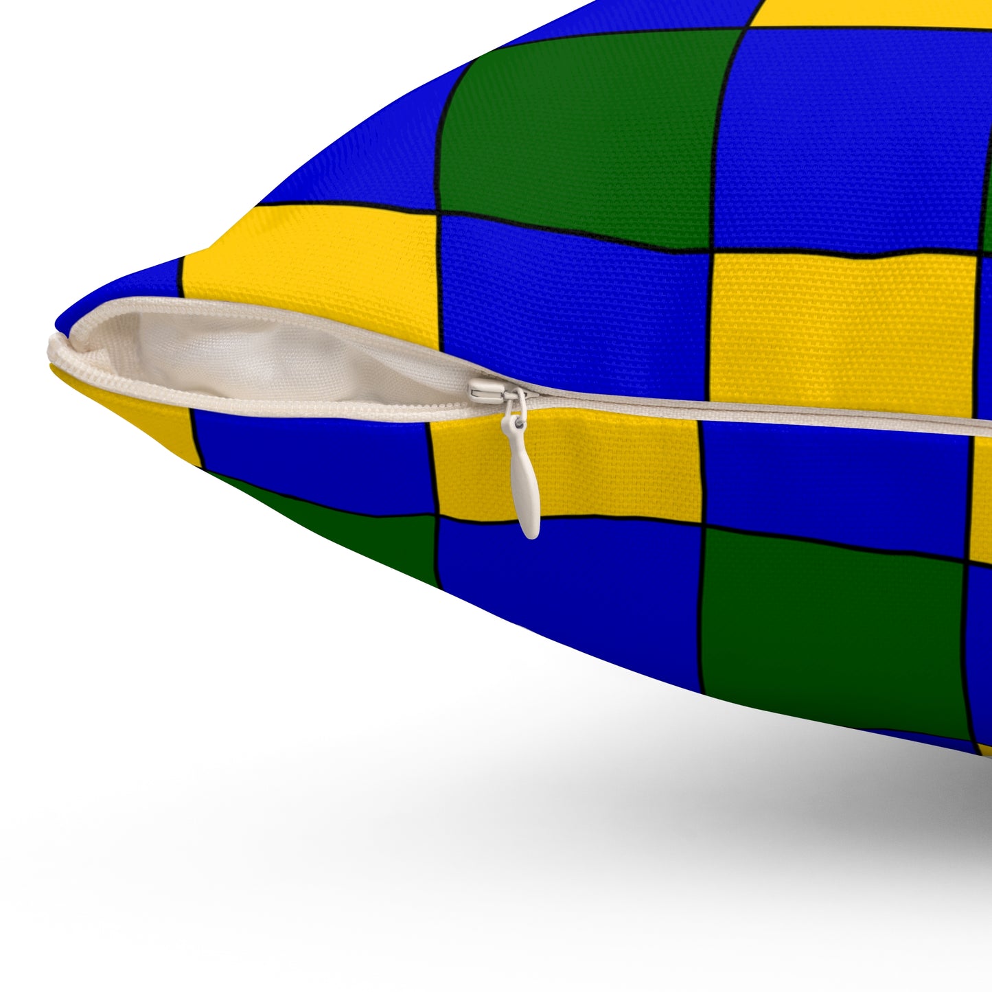 Solomon Islands Retro Check Cushion Pillow