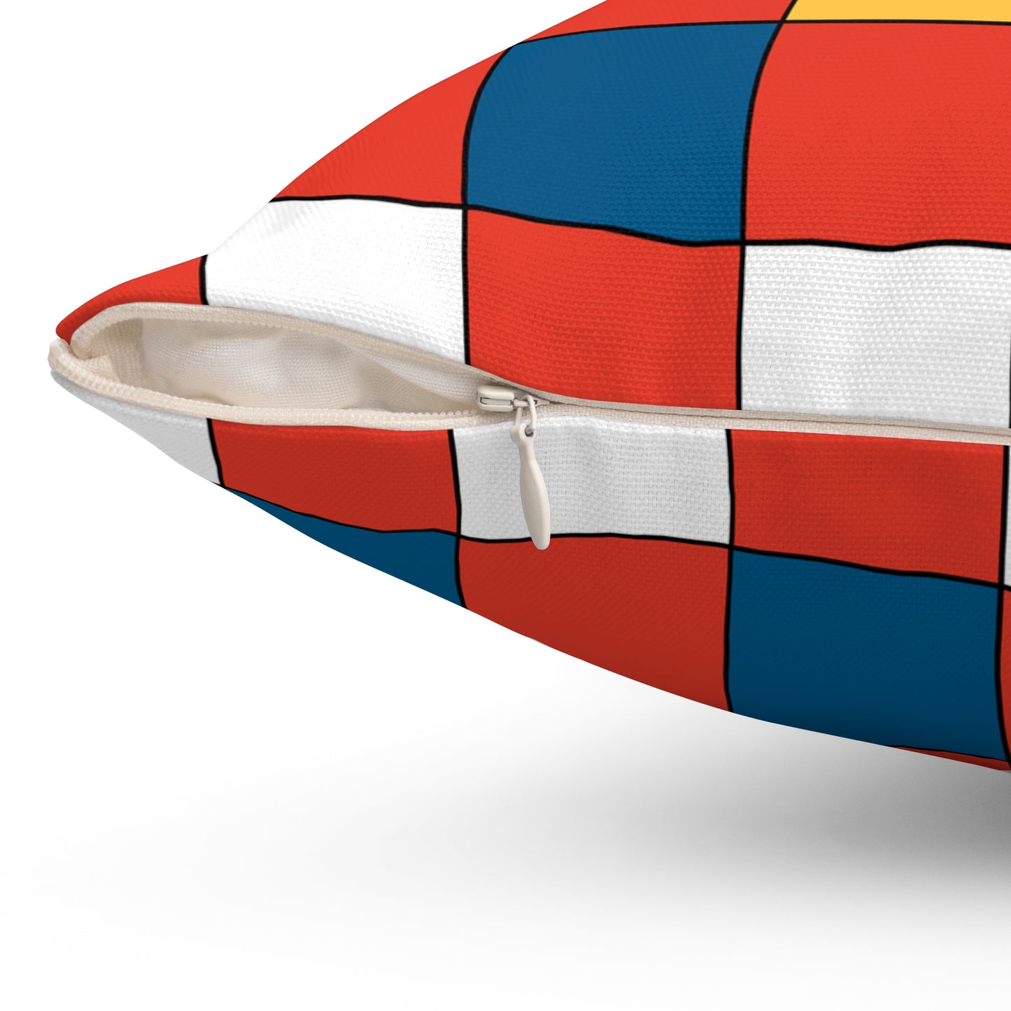 Kiribati Retro Check Cushion Pillow