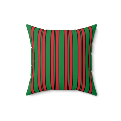 Turkmenistan Retro Stripes Cushion Pillow