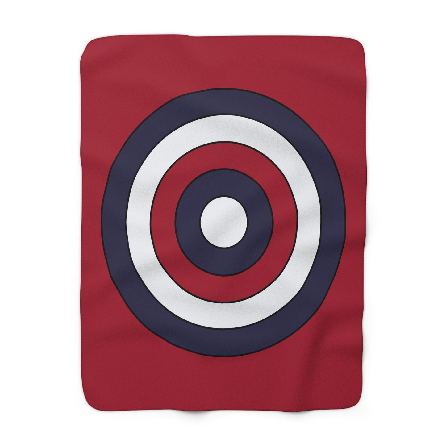Thailand Retro Target Blanket Throw