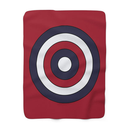 Thailand Retro Target Blanket Throw
