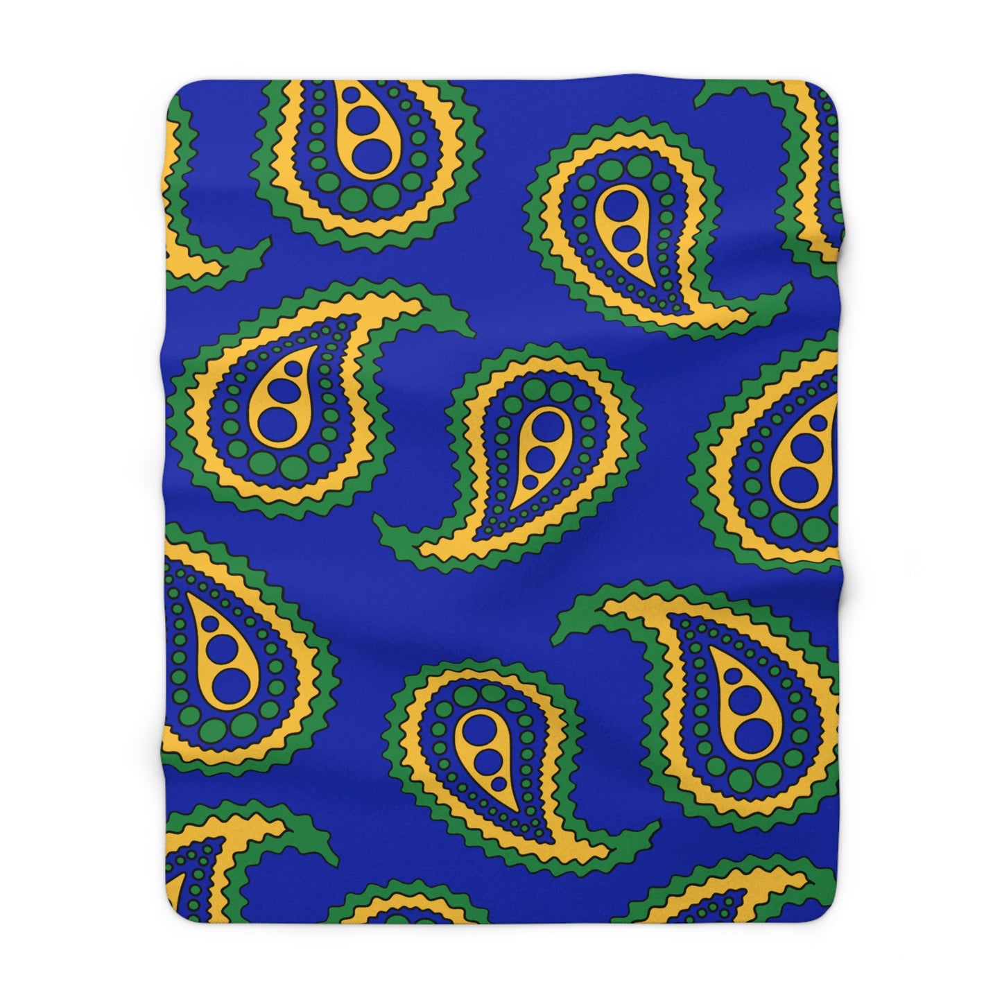 Christmas Island Retro Paisley Blanket Throw