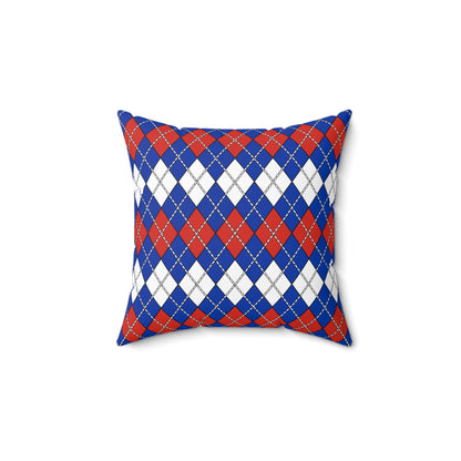 Russia Retro Argyle Cushion Pillow