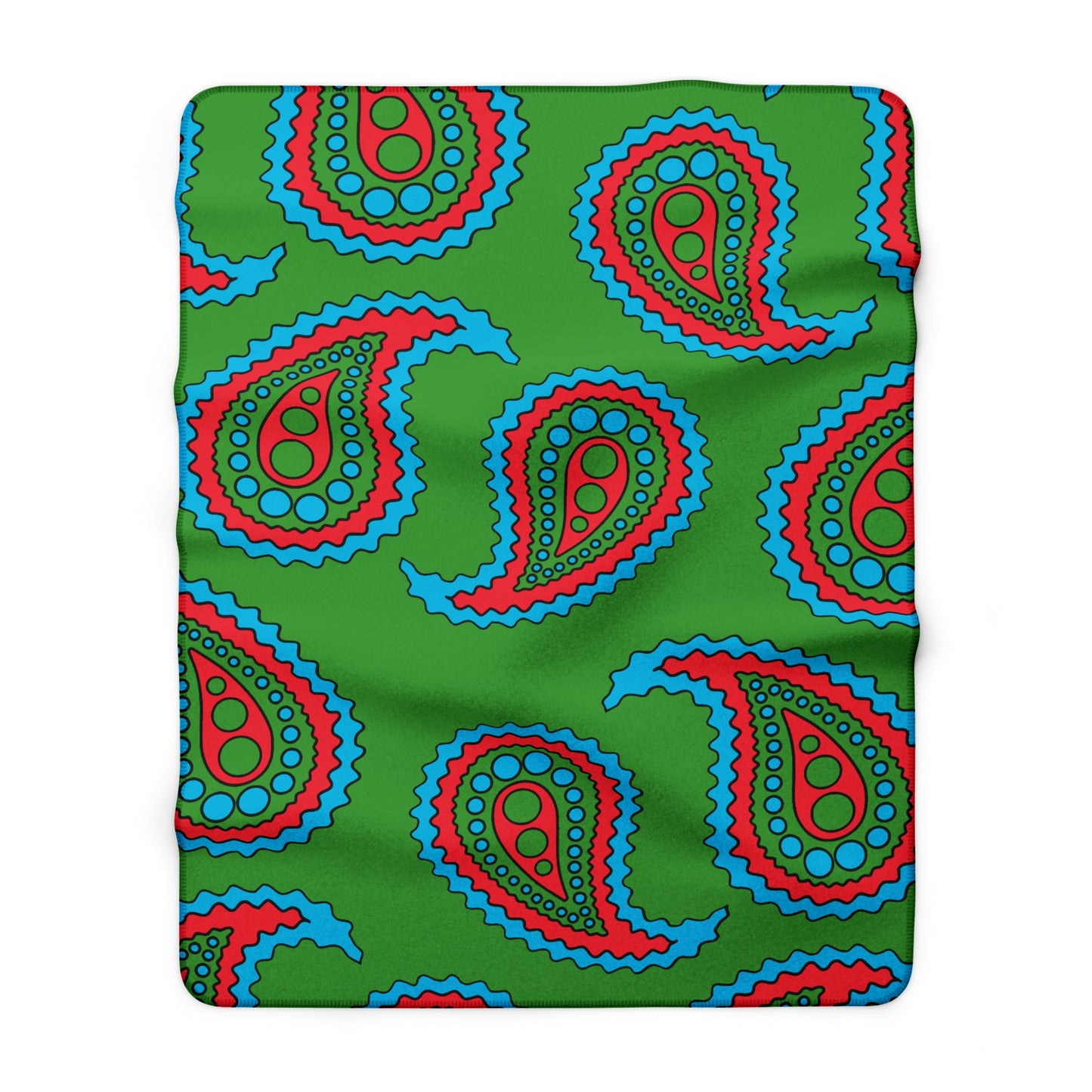 Azerbaijan Retro Paisley Blanket Throw