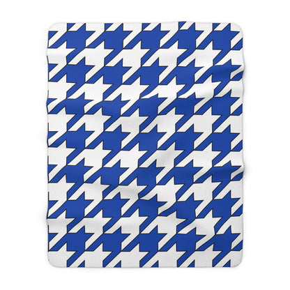 El Salvador Retro Houndstooth Blanket Throw