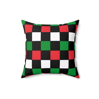 Palestine Retro Check Cushion Pillow