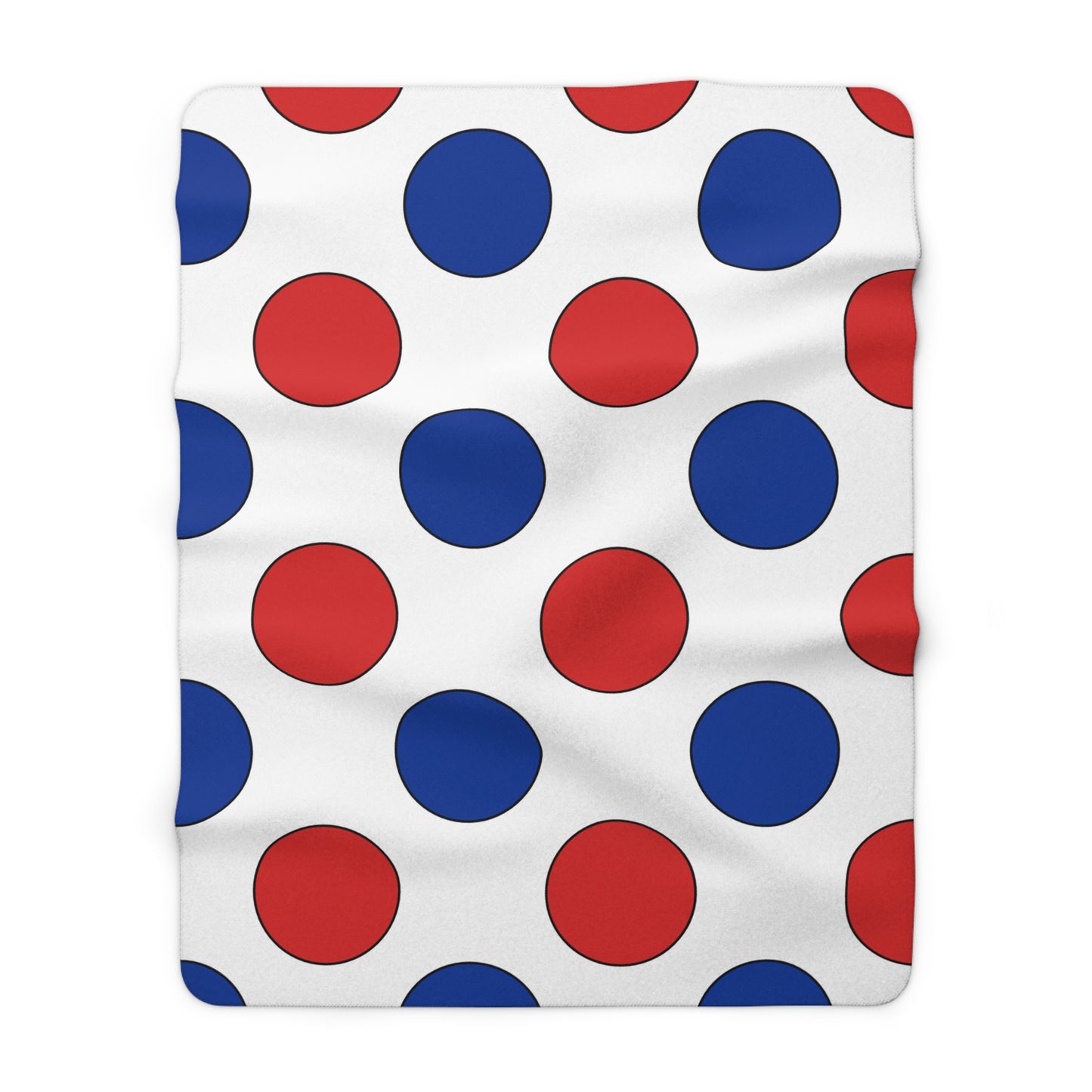 Faroe Islands Retro Polka Dots Blanket Throw