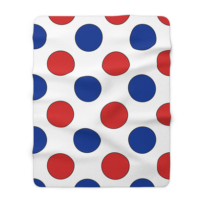Faroe Islands Retro Polka Dots Blanket Throw