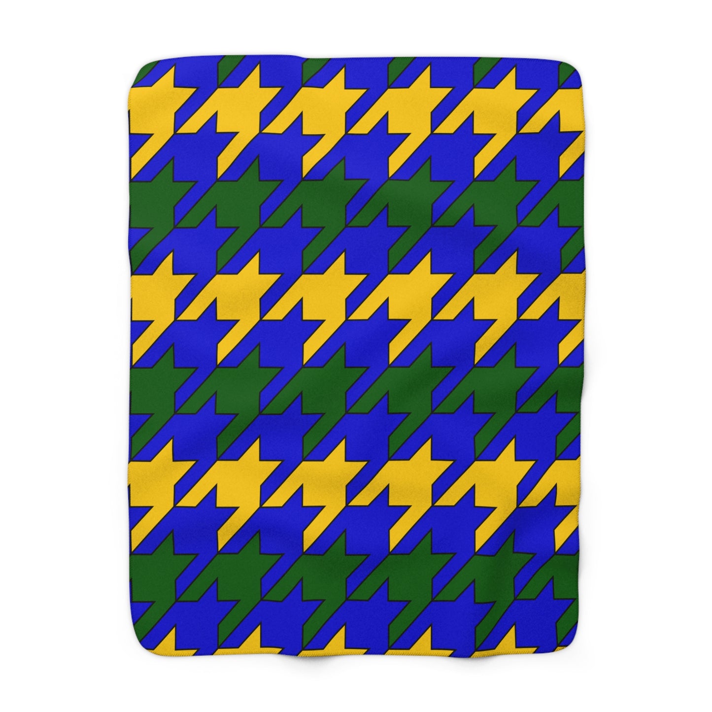 Solomon Islands Retro Houndstooth Blanket Throw