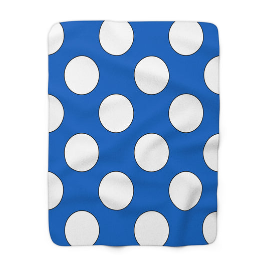 Nicaragua Retro Polka Dots Blanket Throw