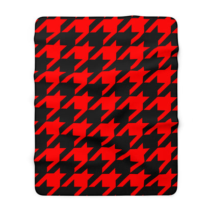 Albania Retro Houndstooth Blanket Throw