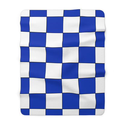 Israel Retro Check Blanket Throw