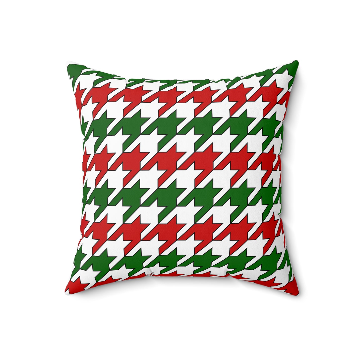 Tajikistan Retro Houndstooth Cushion Pillow
