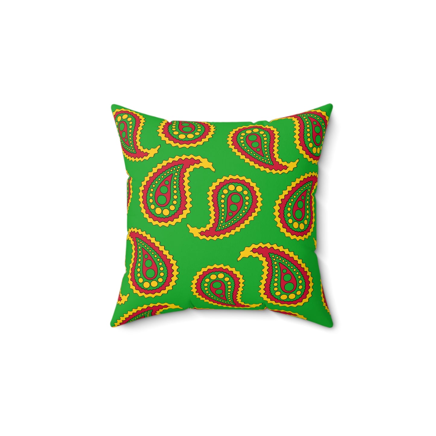 Sao Tome And Principe Retro Paisley Cushion Pillow
