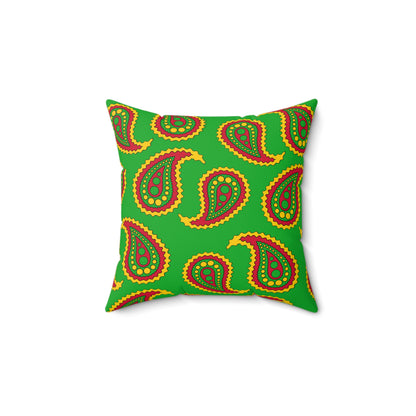 Sao Tome And Principe Retro Paisley Cushion Pillow