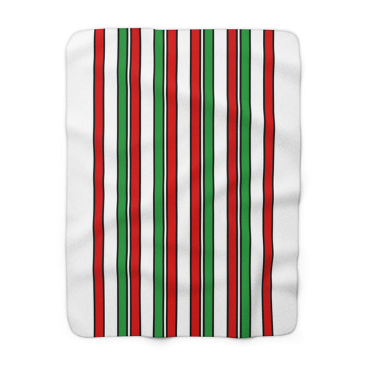 Iran Retro Stripes Blanket Throw