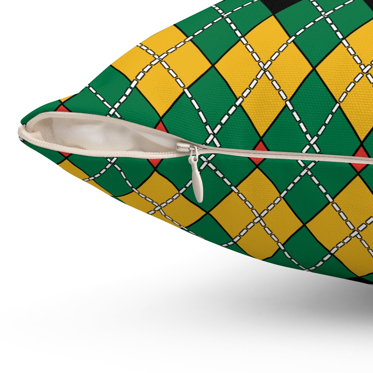South Africa Retro Argyle Cushion Pillow