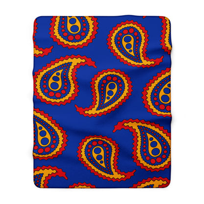 Armenia Retro Paisley Blanket Throw