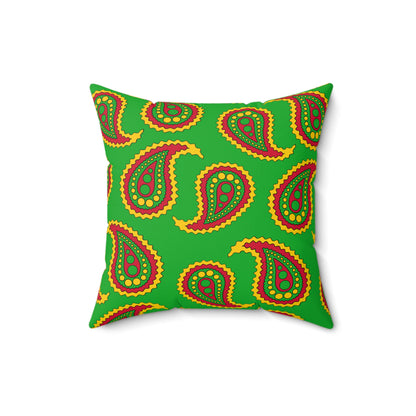 Sao Tome And Principe Retro Paisley Cushion Pillow