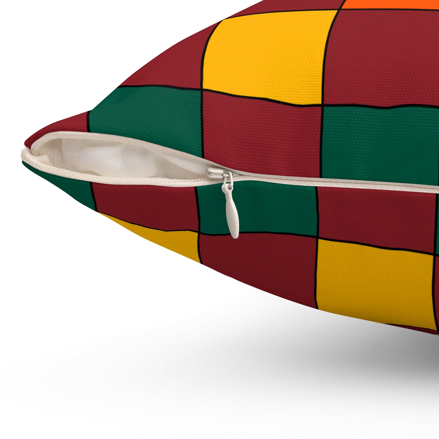 Sri Lanka Retro Check Cushion Pillow