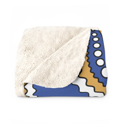 Marshall Islands Retro Paisley Blanket Throw