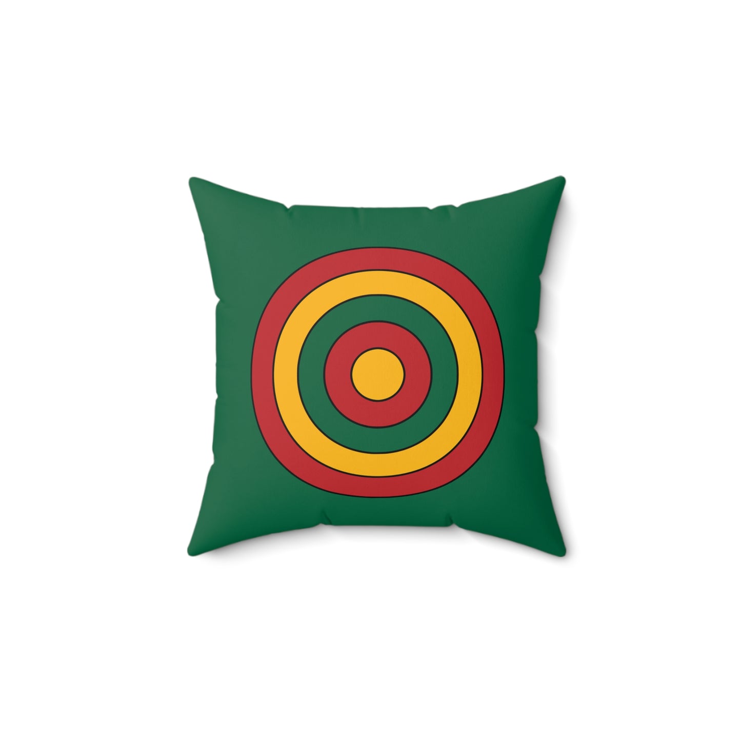 Lithuania Retro Target Cushion Pillow