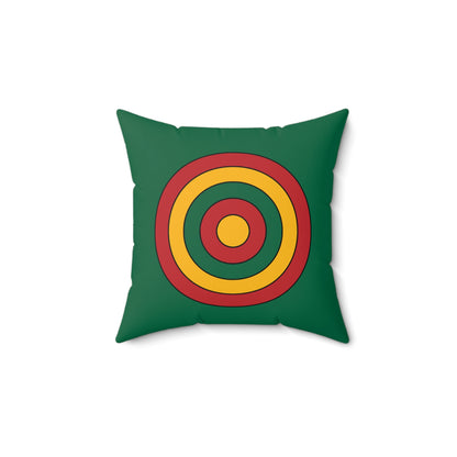 Lithuania Retro Target Cushion Pillow