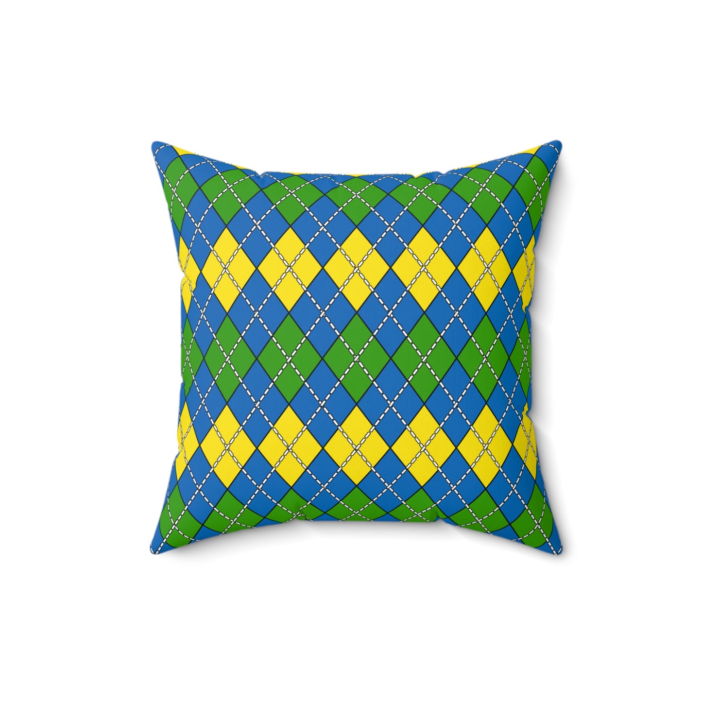Gabon Retro Argyle Cushion Pillow
