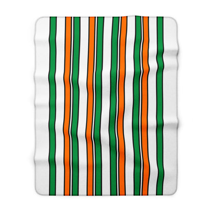 Ireland Retro Stripes Blanket Throw