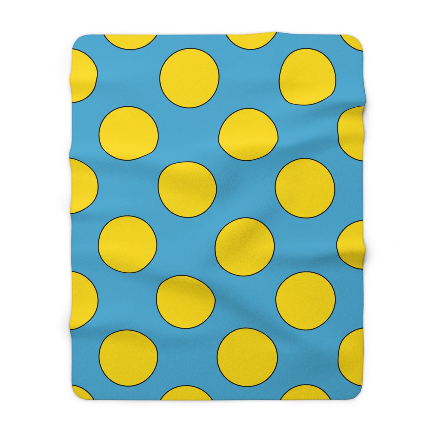Palau Retro Polka Dots Blanket Throw