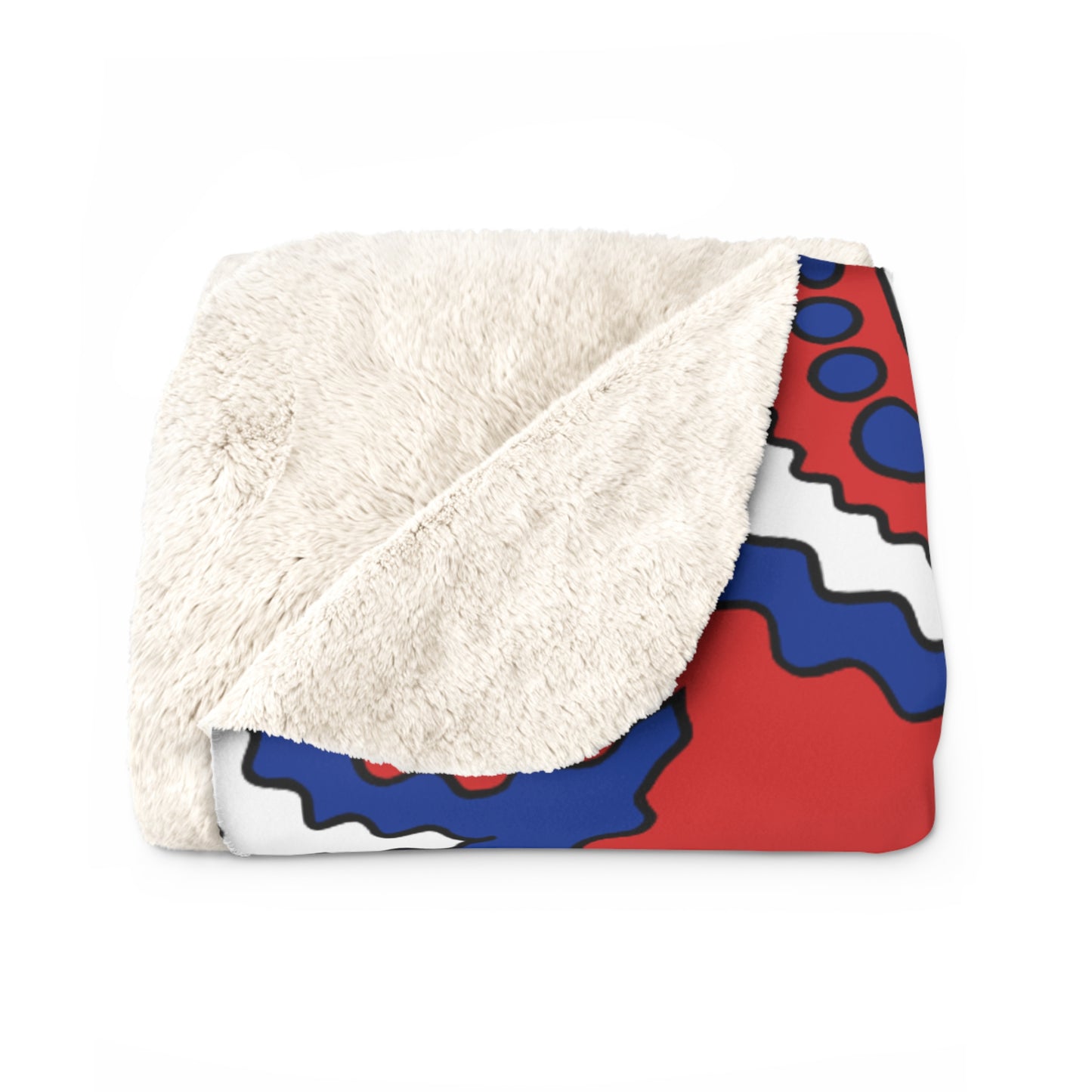 Bouvet Island Retro Paisley Blanket Throw